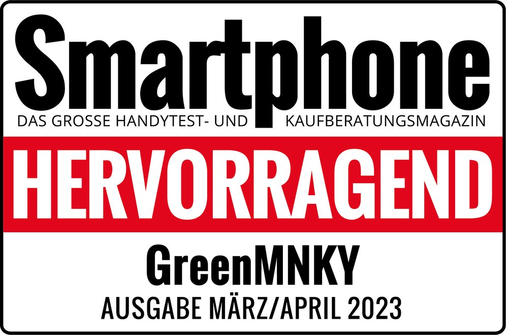 Note 'Hervorragend' aus dem großen Handytest und Kaufberatungsmagazin.