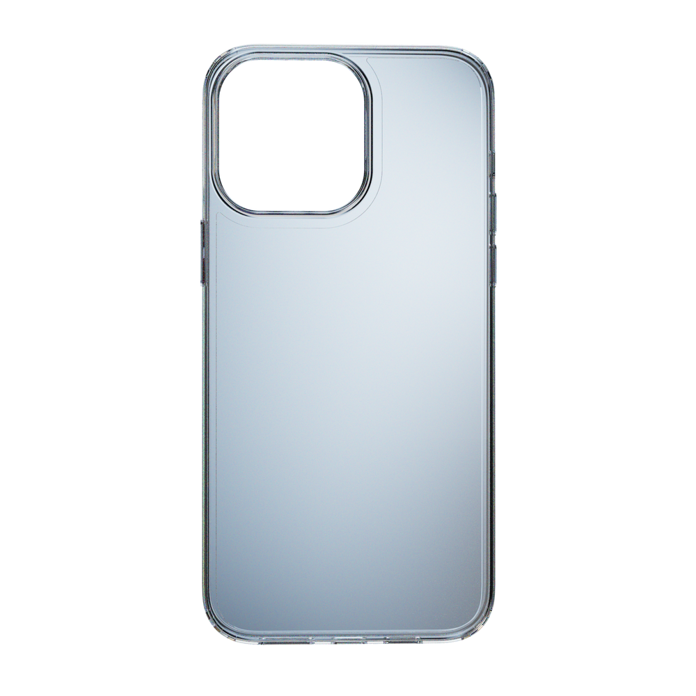 Clear RE-Case @ Hochtransparente Handyhülle mit stoßdämpfenden Kanten und erhöhter Kamerarand – minimalistischer Schutz für iPhones. - 100% recycelt