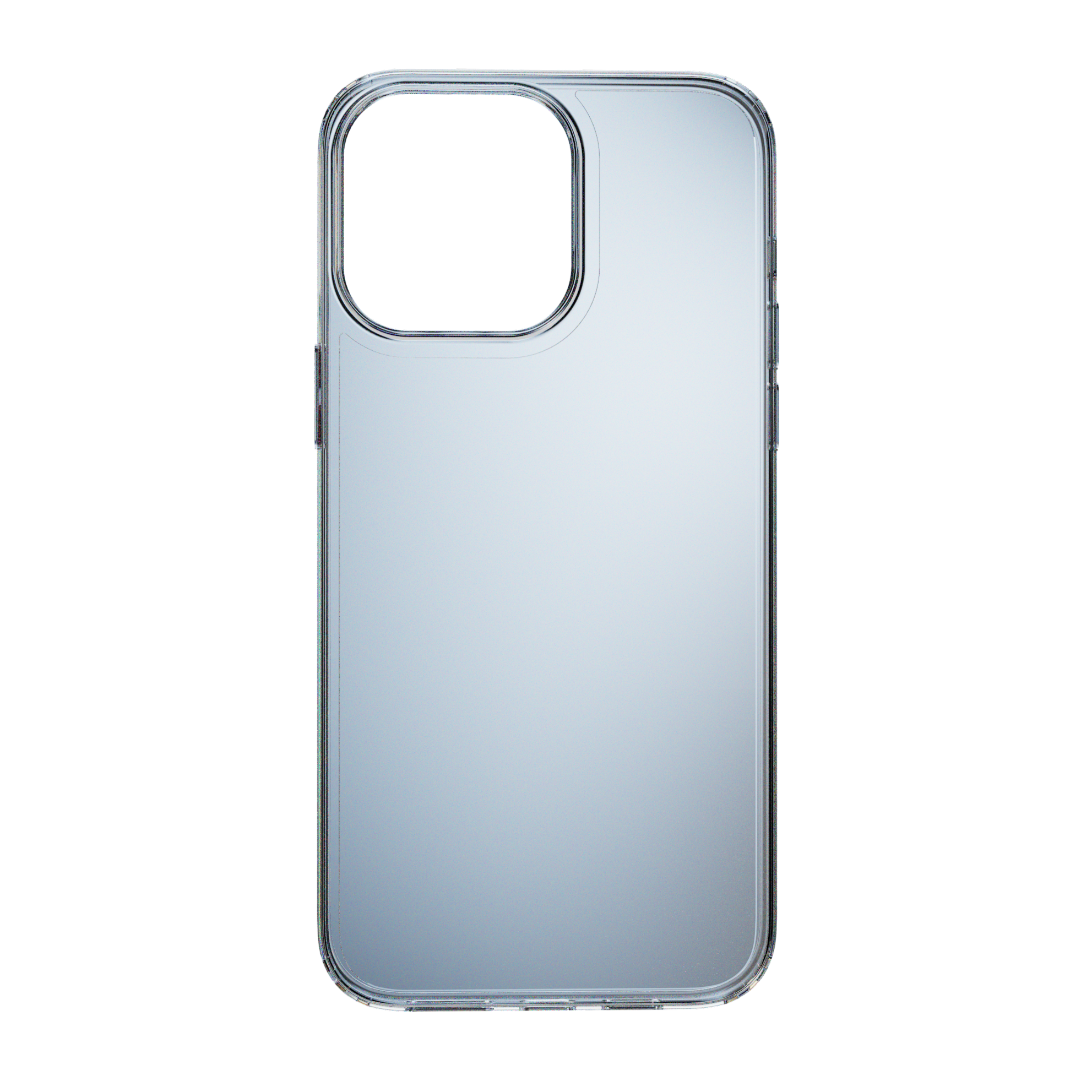Clear RE-Case @ Hochtransparente Handyhülle mit stoßdämpfenden Kanten und erhöhter Kamerarand – minimalistischer Schutz für iPhones. - 100% recycelt