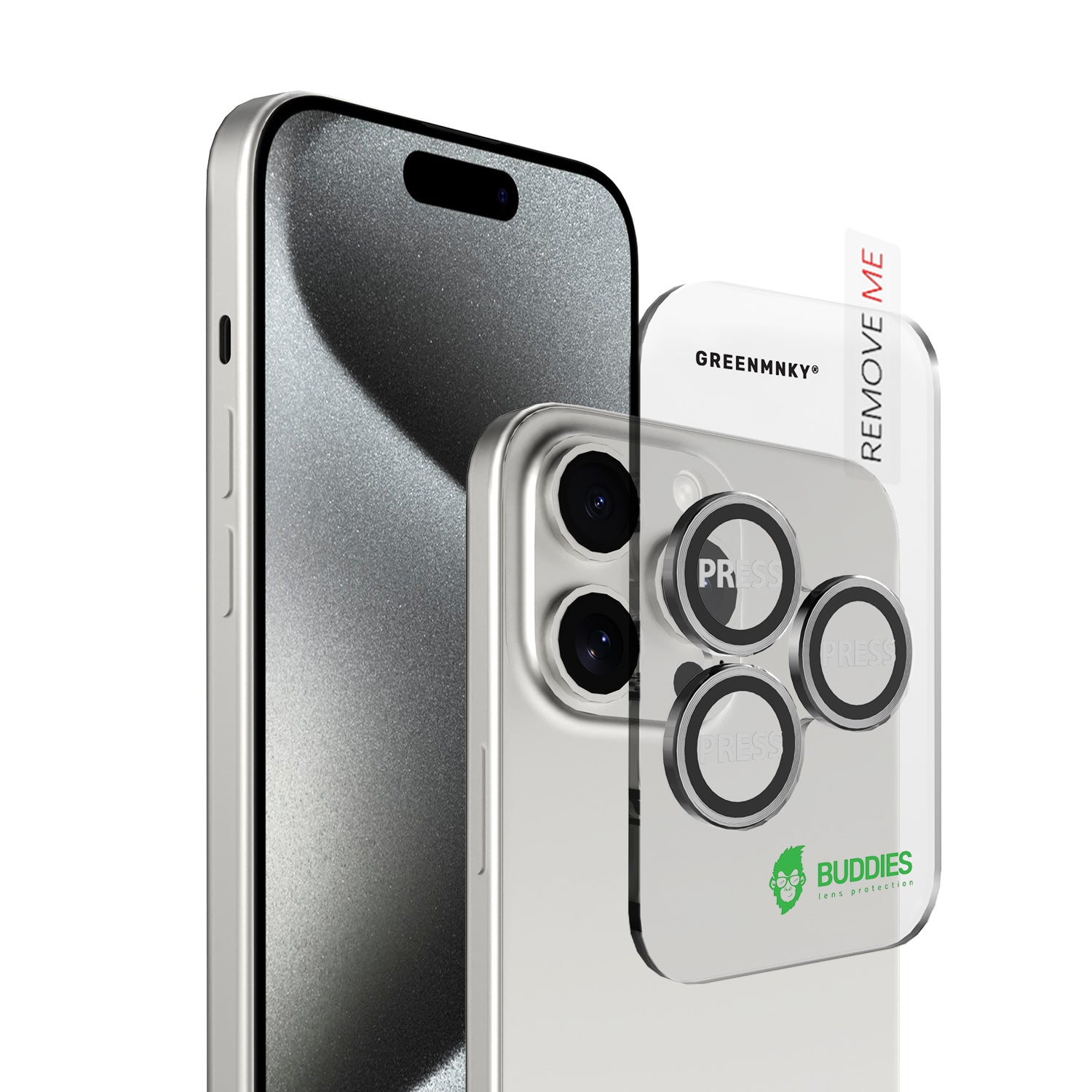 Robuste Glaslinse für iPhone 16 Pro Max zum Schutz vor Kratzern